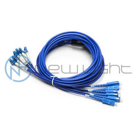acheter 4F le mode unitaire 9/125um éventent la corde de correction optique blindée de fibre de 1 mètre online manufacture