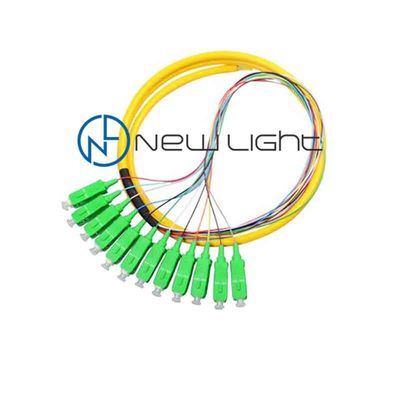 acheter câble optique recto de fibre du jaune OS2 de 2m 7ft LC UPC online manufacture