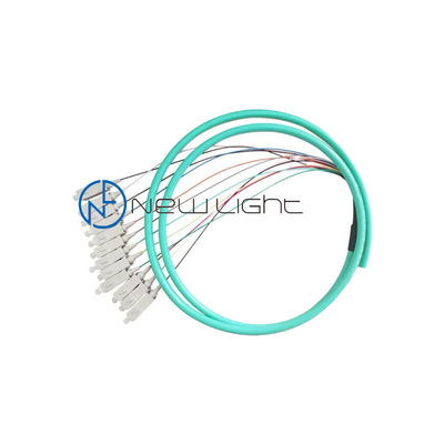 acheter Pigtail à fibre optique multimode à 12 cœurs de diamètre de 0,9 mm pour la transmission de données à grande vitesse online manufacture