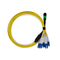 La basse correction de fibre de l'assemblée plénière MTP MPO de perte par insertion câblent le câble de PVC 3.0mm MPO
