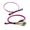 Millimètre MPO au câble d'évasion de fibre de câble de fibre de LC compatible avec Huawei QSFP