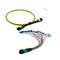 12 tresse robuste optique unimodal de perte par insertion de câble de la fibre MPO MTP bas par 3.0mm
