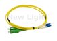 Bas câble optique de fibre de Sc LC de perte par insertion, corde de correction de fibre de 3m pour CATV
