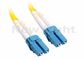 Les câbles de pullover optiques de fibre de duplex de SM conjuguent LC au mode unitaire de câble de correction de fibre de LC