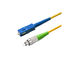 Le mode unitaire de Sc UPC éventent la longueur adaptée aux besoins du client par fibre de fibre optique de la corde de correction 12