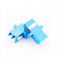 Mode multi optique bleu d'adaptateurs de connecteur de fibre de couleur avec le type soudé par oreilles