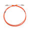 Câble de pullover de fibre optique durable de fibre de corde de correction LC à l'approbation de CPR de LC LSZH