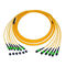 Mode unitaire 9/125 tronc optique MTP de fibre du câble de corde de correction de fibre 12/PVC de MPO
