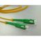 Sc optique jaune de vert de Sc LC de corde de correction de fibre de FTTH 5M au mode unitaire de câble de LC 2,0