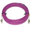Corde de correction optique matérielle de fibre de PVC 10 diamètre de la longueur LC DX millimètre 2,0 de mètre pour CATV