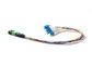 MPO RPA AU LC éventent 0.9mm corde de correction optique de module simple de 12 fibres