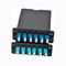 2x MPO-12 au duplex de 12x LC, dactylographient A, 24 cassettes à plusieurs modes de fonctionnement des fibres OM3 FHD MPO