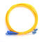 La correction optique optique duplex de fibre multimode de la corde de correction de fibre/Sc LC câble
