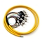 Couleur FC UPC de LSZH 12/code couleurs corde de RPA 1M Fiber Optic Patch
