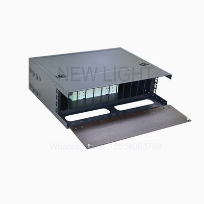 Panneau de patch de fibre optique de 19 pouces 24 ports connecteur SC pour boîte de distribution de fibre et ODF