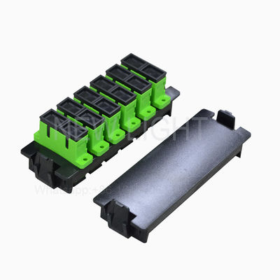 Panneau de brassage fibre optique 24 cœurs monté en rack 19 pouces pour centre de données et télécommunications