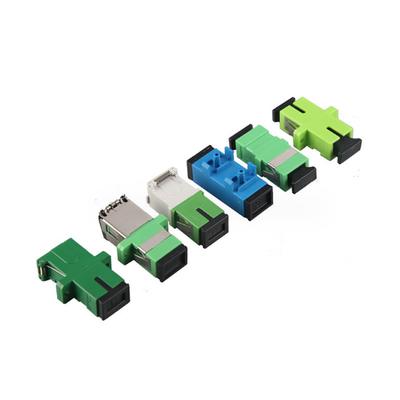 adaptateur simple sc fc vert à mode unique pour une connexion transparente