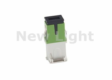 Adaptateur recto de Sc de FTTH, adaptateur de câble optique de fibre avec le cache anti-poussière articulé