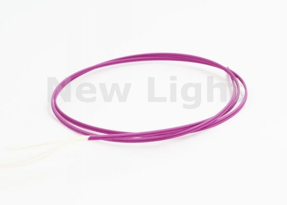 Cable de patch en fibre optique duplex à mode unique avec un diamètre extérieur de 3,0 mm et une couleur violette pour une utilisation en intérieur