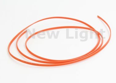 Mode unitaire optique duplex de câble de correction de fibre de l'orange 3m avec le retard s'enflammant