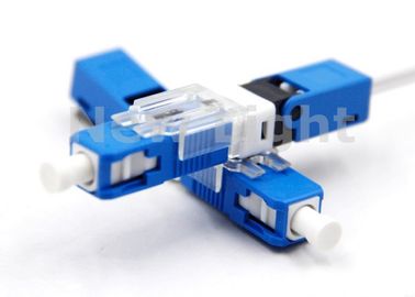 Type inclus polonais rapide optique du connecteur UPC de fibre pour des débouchés de FTTH