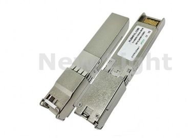 1490 / 1550 connecteur optique DDM du module 10G BIDI SFP+ 80KM LC de WDM d'émetteur-récepteur de fibre de nanomètre