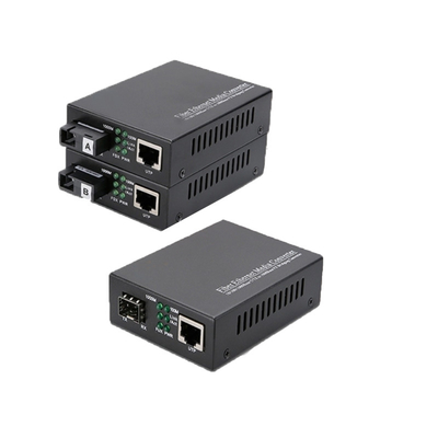 1.25G SFP Convertisseurs de fibres multimédias Connecteur LC Tx1550nm DFB