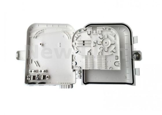 Boîtier de terminaison FTTH étanche à 8 cœurs avec boîtier de terminaison de fibre optique à montage mural en matériau ABS