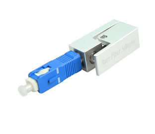 Adaptateur optique nu de fibre de Sc pour la conformité de fibre optique du tresse ROHS de corde de correction