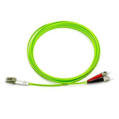 Cordon de brassage à fibre optique duplex multimode OM5 LSZH avec diamètre de 3,0 mm pour tous les styles de connecteurs