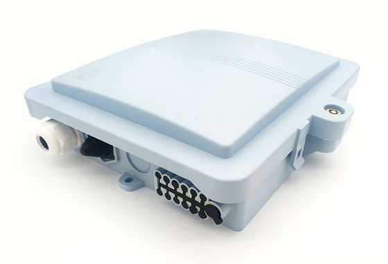Boîtier de terminaison de fibre étanche IP67 avec répartiteur 1 x 16 SC/UPC et matériau PC pour réseaux FTTH