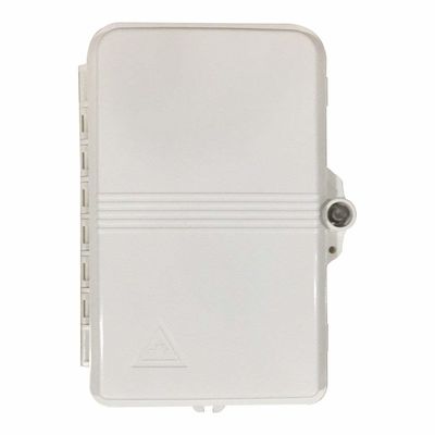 Boîtier de terminaison fibre optique ABS avec adaptateur SC 8 cœurs et indice de protection IP-66 pour réseaux FTTH
