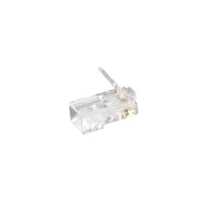 Connecteur RJ45 transparent certifié Fluke avec contacts en cuivre pur pour Gigabit Ethernet