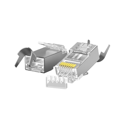 Connecteurs blindés CAT7 haute vitesse avec bottes métalliques - testé par chance, faible latence
