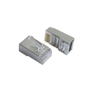 Connecteurs modulaires RJ45 en vrac CAT6 8P8C avec contacts plaqués or, bottes sans déchirure et plus de 1000 cycles d'accouplement