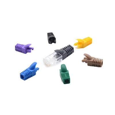 CAT7 Connecteur Ethernet RJ45 protégé avec bande passante 600 MHz, boîtier en métal à deux pièces et bouclier catastrophique