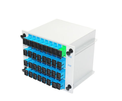 32 Core SC APC/PC Fibre optique cassette PLC Splitter pour FTTH boîte de terminaison avec 3 ans de garantie