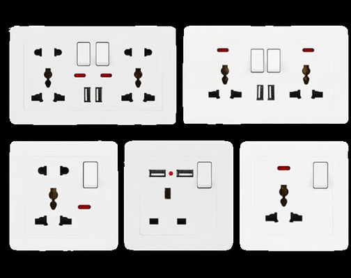 RJ45 et LC/SC Hybrid Wall Switch avec 10 Gbps Cat6A et 100 Gbps OM4 pour une performance réseau optimale