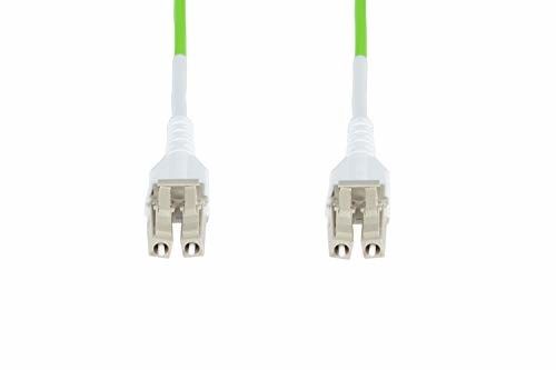 OM5 100 Gigabit Multimode Duplex Fiber Optic Patch Cord avec matériau PVC/LSZH et longueur personnalisable