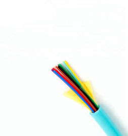 Distribution d'intérieur adaptée aux besoins du client à plusieurs modes de fonctionnement de la couleur OM3 de câble optique de fibre de FTTH 12
