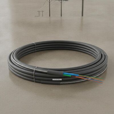 GYTC8S Figure 8 Cable à fibre optique autoportant avec blindement en ruban d'acier ondulé et mode unique G652D pour les réseaux aériens
