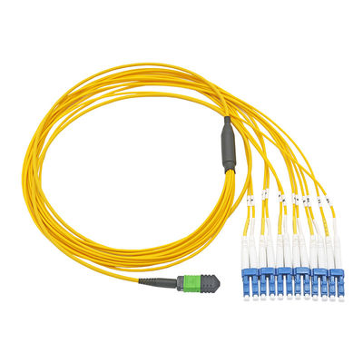Câble G652D LSZH Monomode 12 Fibres MPO MTP pour Réseaux Fibre Optique Haute Densité