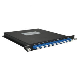 Direction optique du mode unitaire 1550nm de connecteur des canaux LC UPC de fibre de Mux/Demux DWDM 8
