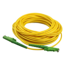 Chapeau optique 9/125 en métal de la corde de correction de fibre de PVC E2000 RPA 1310/1550 longueur d'onde G652D