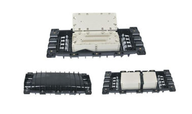 Type horizontal clôture commune optique de fibre pour 24 fibres 3 dans le PC 3 noir