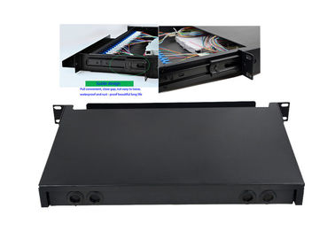 ports 12 24 48 96 glissant le type cadres de tiroir de distribution optiques de fibre de mode multi