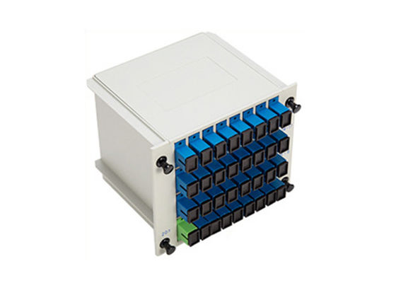 Splitter à fibre optique de type PLC 1x32 avec connecteur SC pour systèmes FTTX