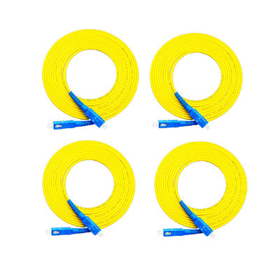 2.0 mm de diamètre connecteur LC-LC câble de patch en fibre optique blindé avec longueur personnalisable