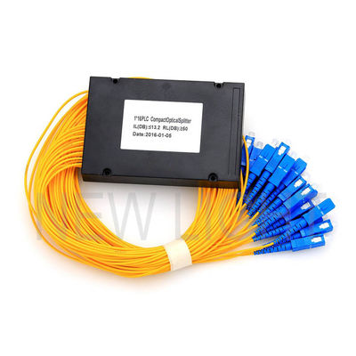 Connecteur SC/APC 1x32 Split Ratio PLC Splitter de fibre avec module ABS pour les systèmes FTTX