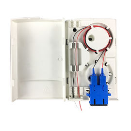 Boîte en plastique optique d'arrêt de fibre de bâti de mur de boîte d'utilisateur de panneau de prise murale de fibre